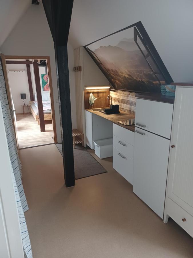 Giebelzimmer Mit Weinbergblick Stetten  Bagian luar foto