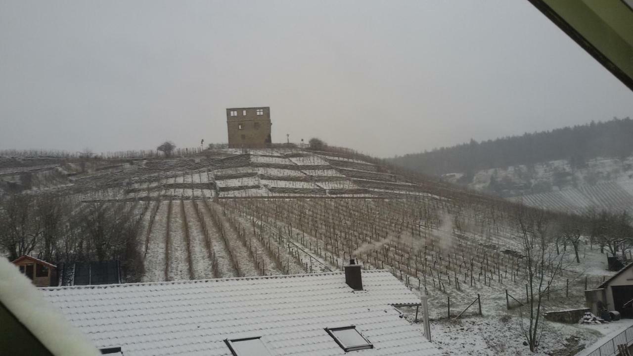 Giebelzimmer Mit Weinbergblick Stetten  Bagian luar foto